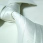 100% silk silver stripe neck tie SW937