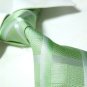 Shirt plaza green check silk necktie SW977