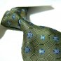 100% silk tie SW1651-green check,extra long