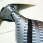 100% silk silver tie SW2001,extra-long