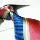 100% silk tie SW2002,mixed color stripe,extra-long