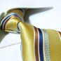 100% silk tie SW2110,yellow stripe