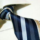 100% silk necktie SW2161,blue stripe