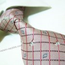100% silk tie SW2173,pink check
