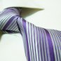 100% silk tie SW2639,purple stripe