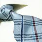 100% silk tie SW2715,grey check