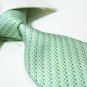 100% silk green tie SW2718