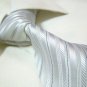 100% silk tie SW2727,white stripe