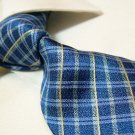 100% silk tie SW2747,blue check