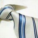 100% silk tie SW2758,white stripe