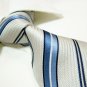 100% silk tie SW2758,white stripe