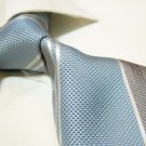 100% silk tie SW2763,blue/grey stripe