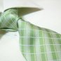 100% silk necktie SW2809,green check