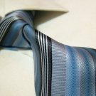 100% polyester tie PL23,extra-long blue stripe