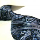 100% Silk Blue paisley Tie SW2868