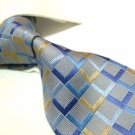 100% Silk Tie SW2869,Mixed color check