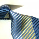 100% Silk Tie SW2871,mixed color stripe