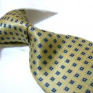 100% Silk Tie SW2881,golden check