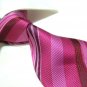 100% Silk Tie SW2894,Pink stripe