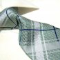 100% Silk Green check Tie SW2895