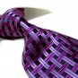 Pure Silk Tie SW2909-Purple check