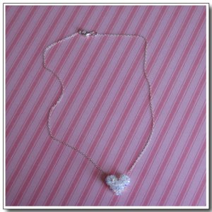 Puffy Heart Necklace - Small