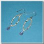 Hammered Oval Earrings