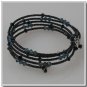 Black Spiral Bracelet