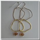 2-Tone Donut Earrings