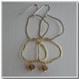 2-Tone Donut Earrings