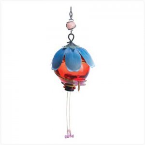 Ruby Flower Hummingbird Feeder