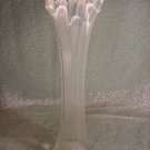 Opalescent Carnival Pulled Looped Lily Ribbed Vase