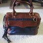 Rebecca Minkoff Royal / Brown Basketweave MAM