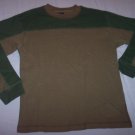 NEW Gap army green thermal long sleeve l/s shirt boys L 10