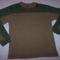 NEW Gap army green thermal long sleeve l/s shirt boys L 10