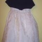NWT Green Dog ivory & navy holiday twirly dress layered skirt SZ 4 4T $65