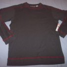 NWT Quiksilver charcoal gray long sleeve shirt guys XL 20 18