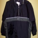 NWT Nike black & green logo windbreaker jacket boys L 14 16