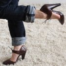 Calvin Klein crocodile heels