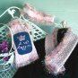 Three Piece FURshionista Fashion "Confetti" Handcrafted Diva Doggie Sweater Ensemble