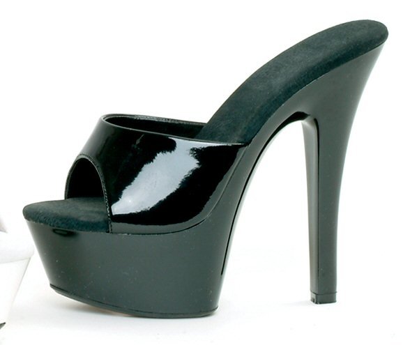 Ellie 601-vanity platform mules sandals 6 inch high heels shoes black ...