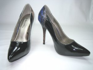 Pointy toe classic pumps 5 inch stiletto high heels shoes black size 10