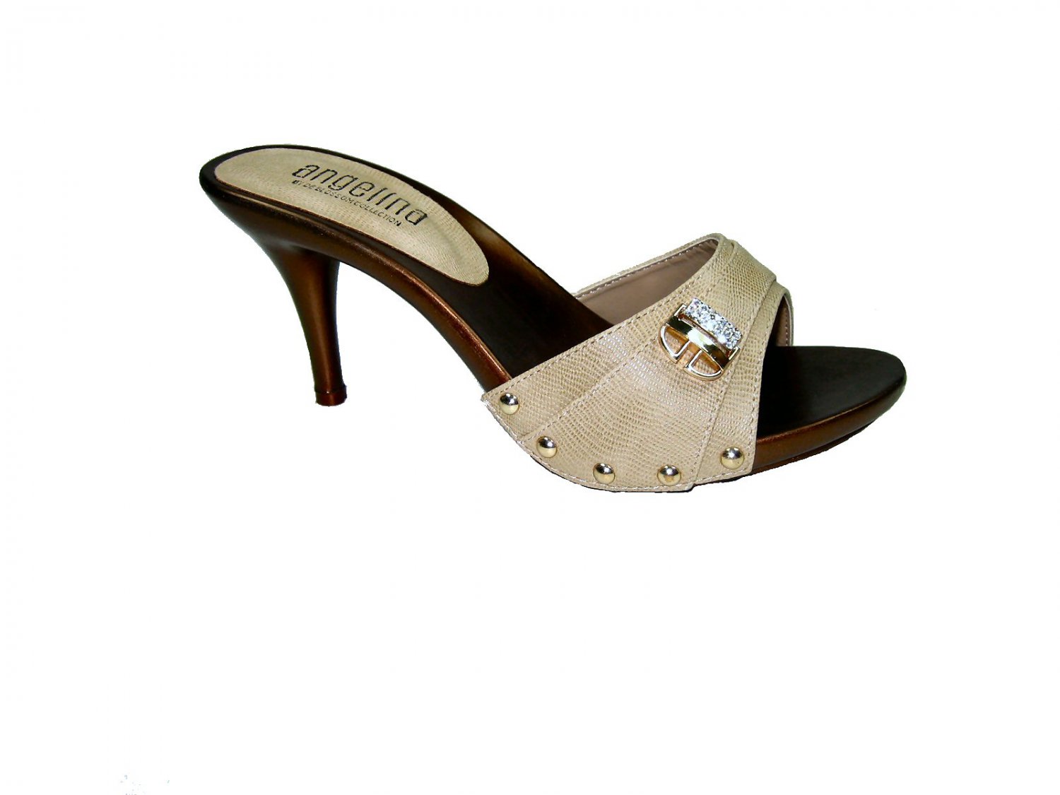 Blossom Vote 55 One Band Slides Mules 3 5 Inch Stiletto