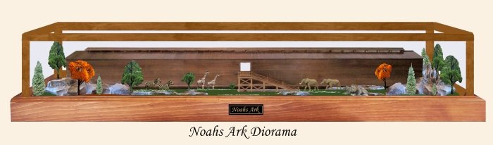 Scaled Noahs Ark Diorama