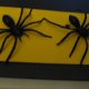 Black Spider Earrings