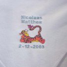 Personalized Tigger Newborn Infant Baby Fleece Blanket
