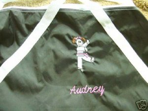Personalized Karate Martial Arts Black Belt Girl  Bag