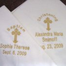 Personalized Baby Baptism Christening Fleece Blanket