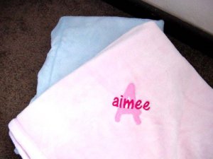 Personalized Baby Tahoe  Blanket Security Blankie