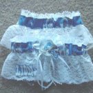 Detroit Lions NFL Wedding Bridal Garters Garter Set